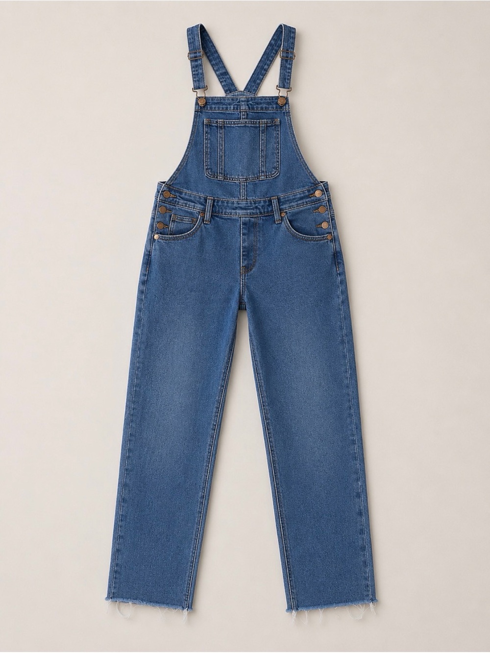 Universal Thread Medium Blue Denim Bib Overalls Jumpsuit